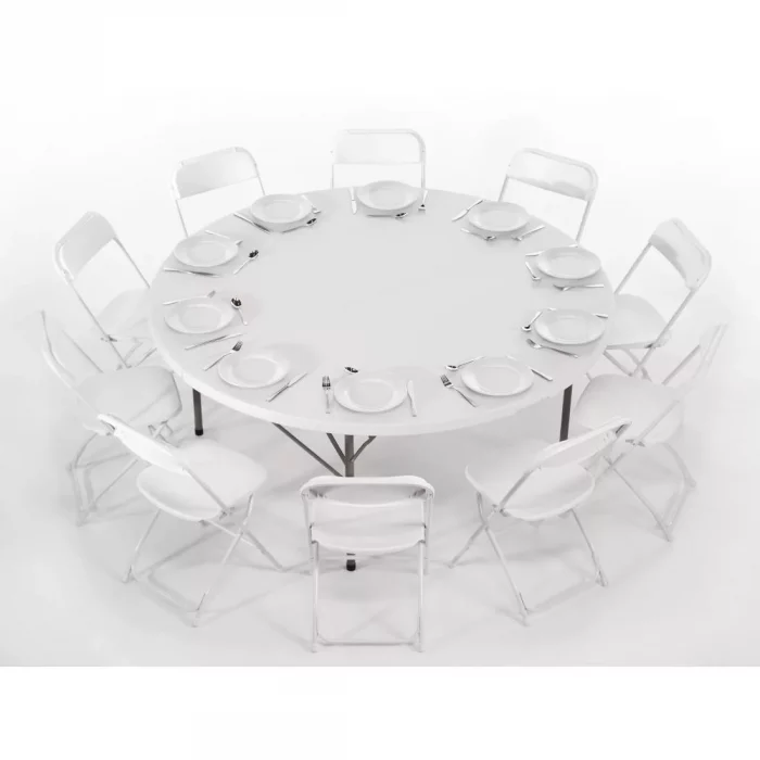 Bolero PP Folding Chairs White (Pack of 10) - Image 2