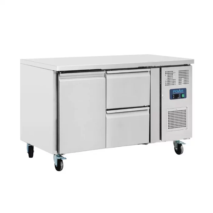 Polar U-Series Double Drawer Counter Fridge 282Ltr - Image 1