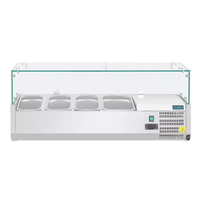 Polar G-Series Countertop Prep Fridge 3x 1/3GN & 1x 1/2GN - Image 3