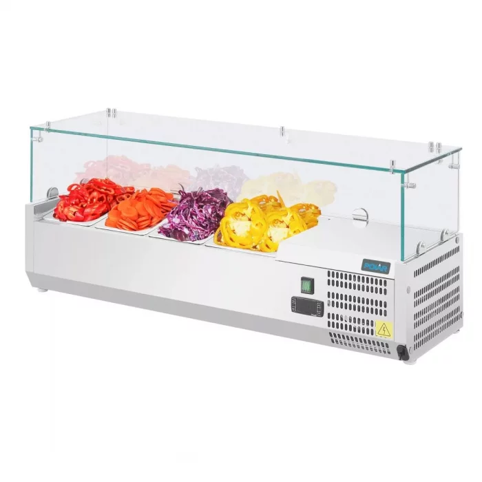 Polar G-Series Countertop Prep Fridge 3x 1/3GN & 1x 1/2GN - Image 5