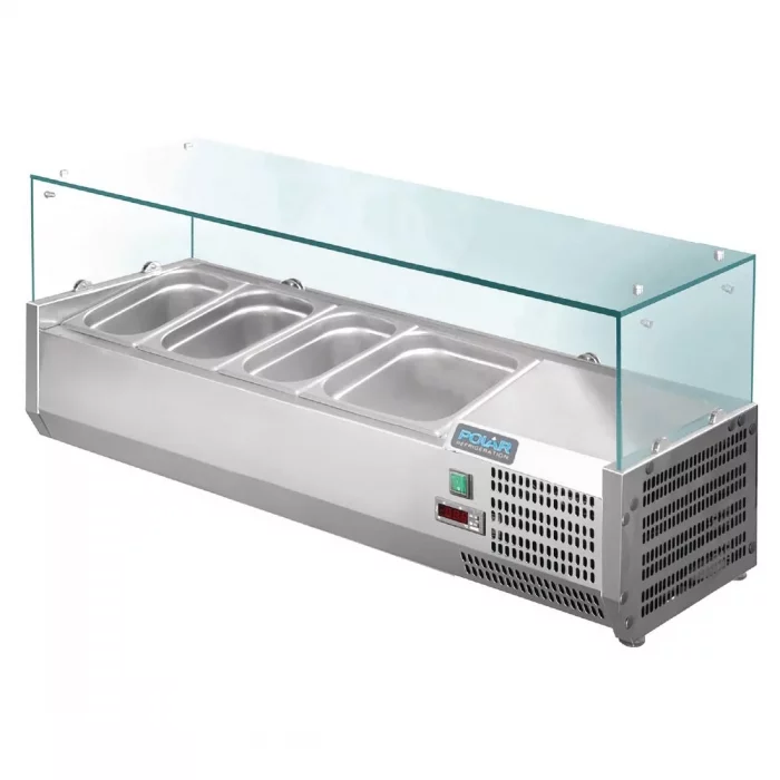 Polar G-Series Countertop Prep Fridge 3x 1/3GN & 1x 1/2GN - Image 8
