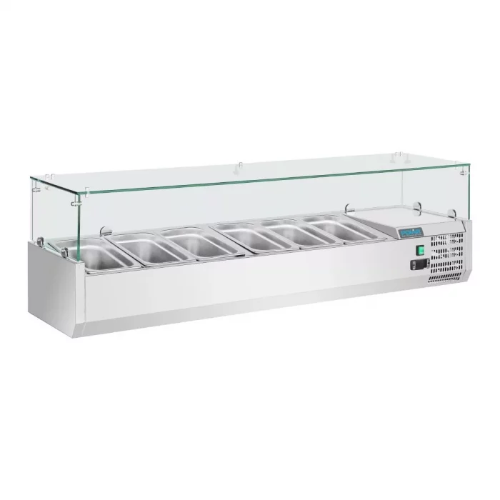 Polar G-Series Countertop Prep Fridge 5x 1/3GN & 1x 1/2GN - Image 2