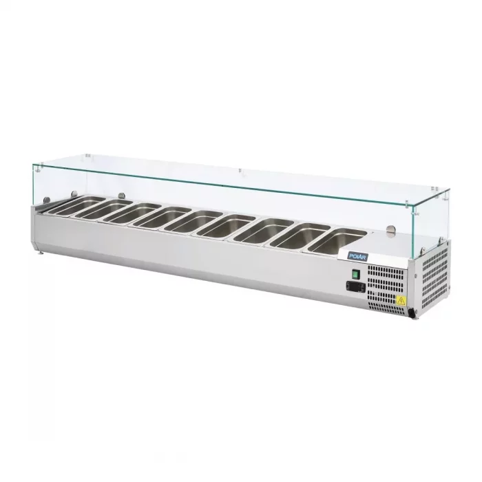 Polar G-Series Countertop Prep Fridge 9x 1/3GN - Image 3