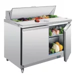 Polar U-Series Double Door Prep Counter Fridge 405Ltr - Image 4