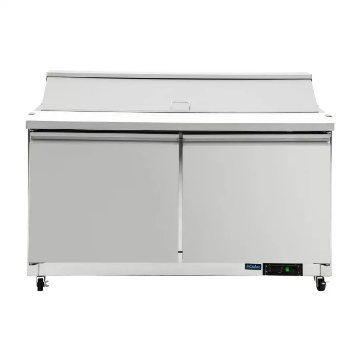Polar U-Series Double Door Prep Counter Fridge 527Ltr - Image 3