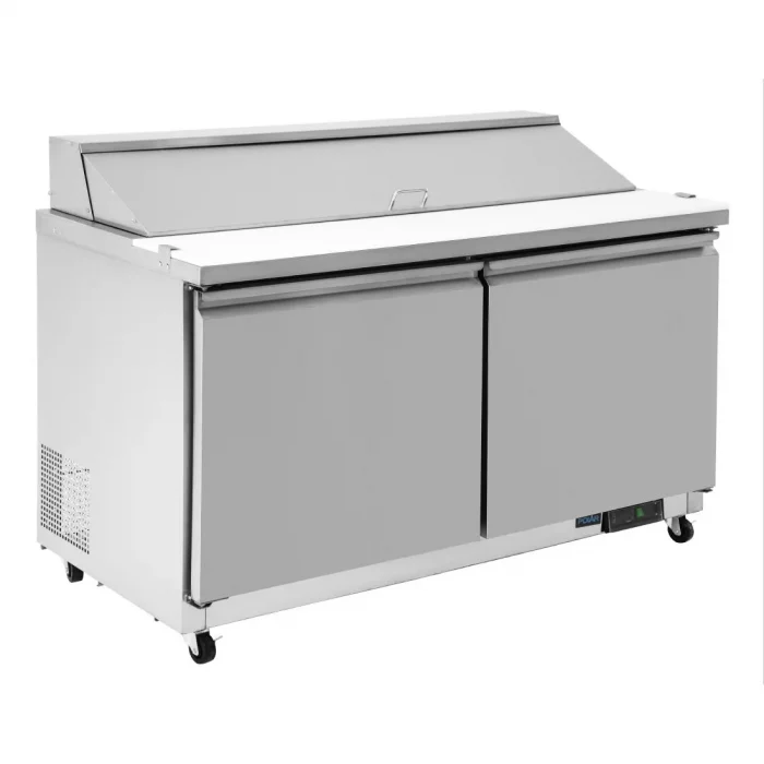 Polar U-Series Double Door Prep Counter Fridge 527Ltr - Image 1