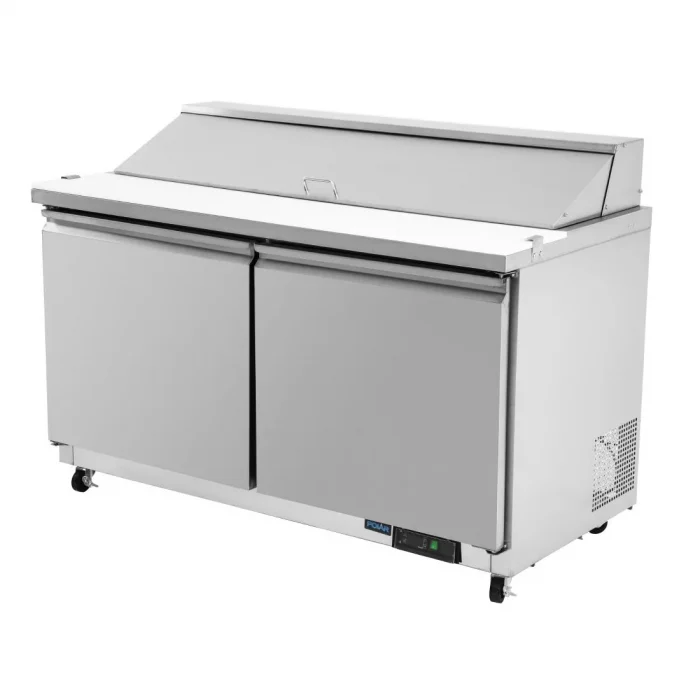 Polar U-Series Double Door Prep Counter Fridge 527Ltr - Image 4
