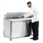 Polar U-Series Double Door Prep Counter Fridge 527Ltr - Image 15