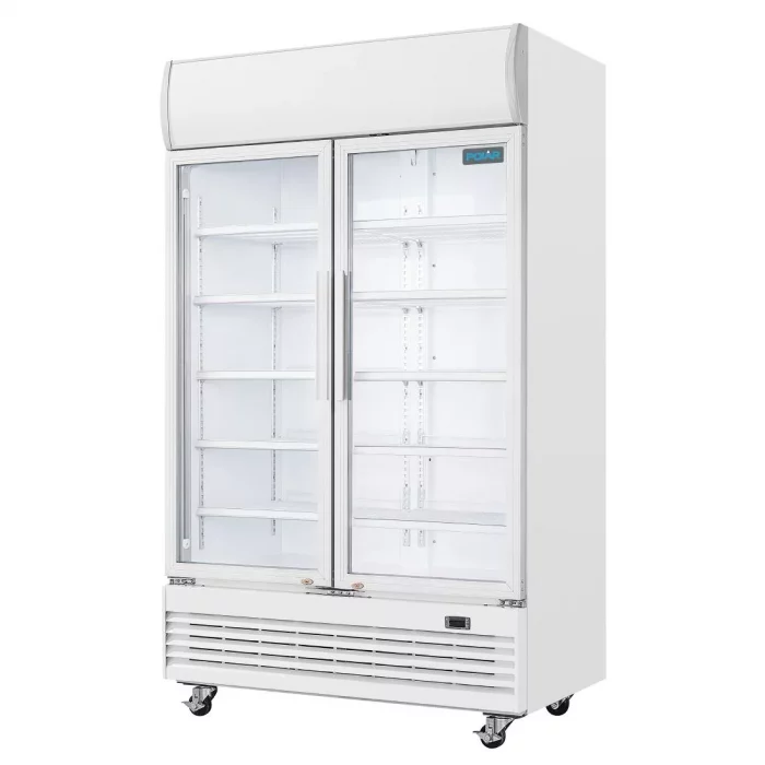 Polar G-Series Upright Display Cooler with Light Box 950Ltr - Image 2