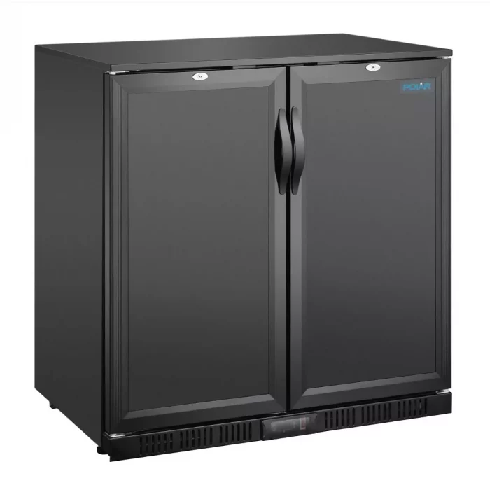 Polar G-series 850mm Double Door Back Bar Cooler Solid Door 198 Ltr - Image 1