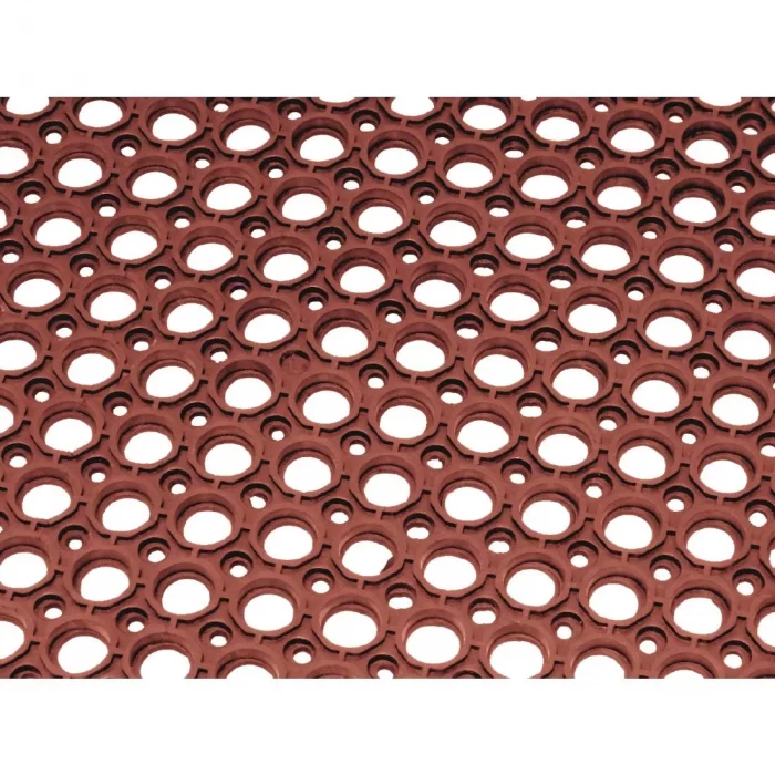 Jantex Rubber Grease Resistant Anti Fatigue Mat Red 1500 x 900mm - Image 8