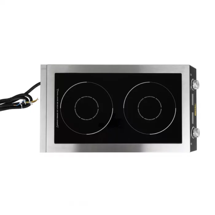 Buffalo Heavy Duty Double Induction Hob 7kW - Image 4