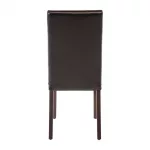 Bolero Faux Leather Dining Chair Black (Pack of 2) - Image 6