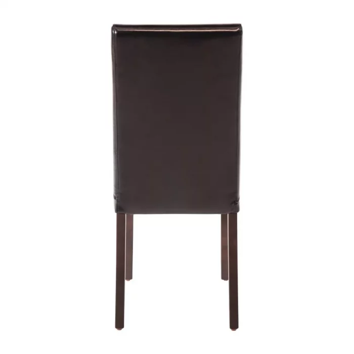 Bolero Faux Leather Dining Chair Black (Pack of 2) - Image 6
