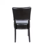 Bolero Chunky Faux Leather Chairs Dark Brown (Pack of 2) - Image 7