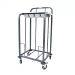 Craven Steel Single Tier Cutlery and Tray Dispense Trolley