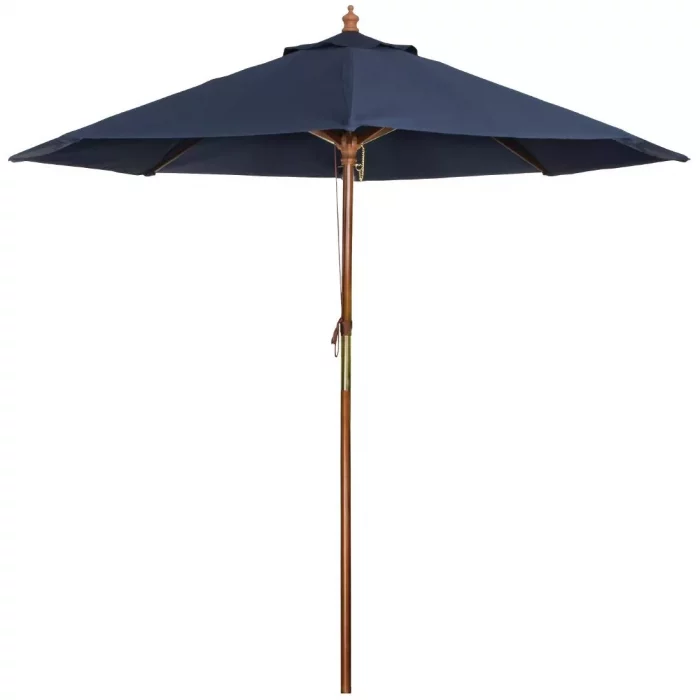 Bolero Round Parasol 3m Diameter Navy Blue - Image 1