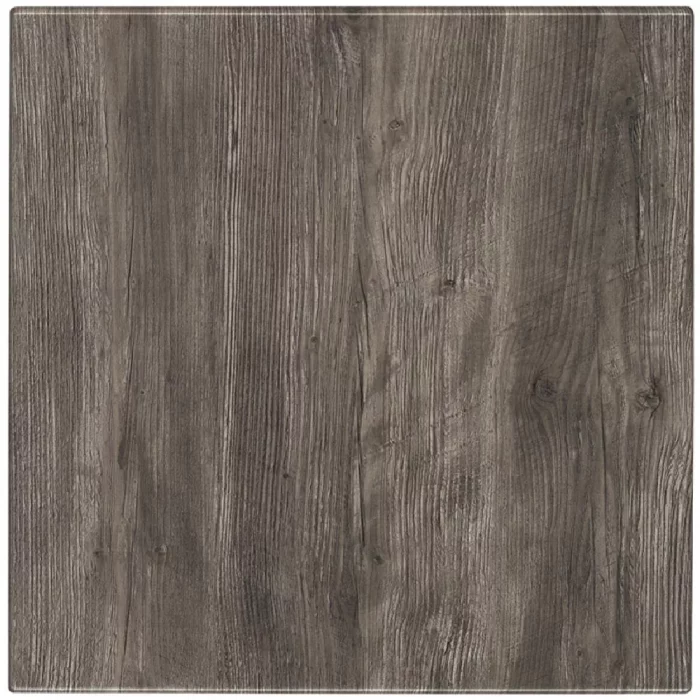 Werzalit Pre-drilled Square Table Top  Ponderosa Grey 800mm - Image 1