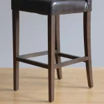 Bolero Faux Leather High Bar Stool Black - Image 3