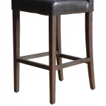 Bolero Faux Leather High Bar Stool Brown (Single) - Image 4