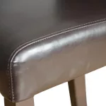 Bolero Faux Leather High Bar Stool Brown (Single) - Image 5