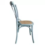 Bolero Blue Bentwood Chairs with Metal Cross Backrest (Pack of 2) - Image 3
