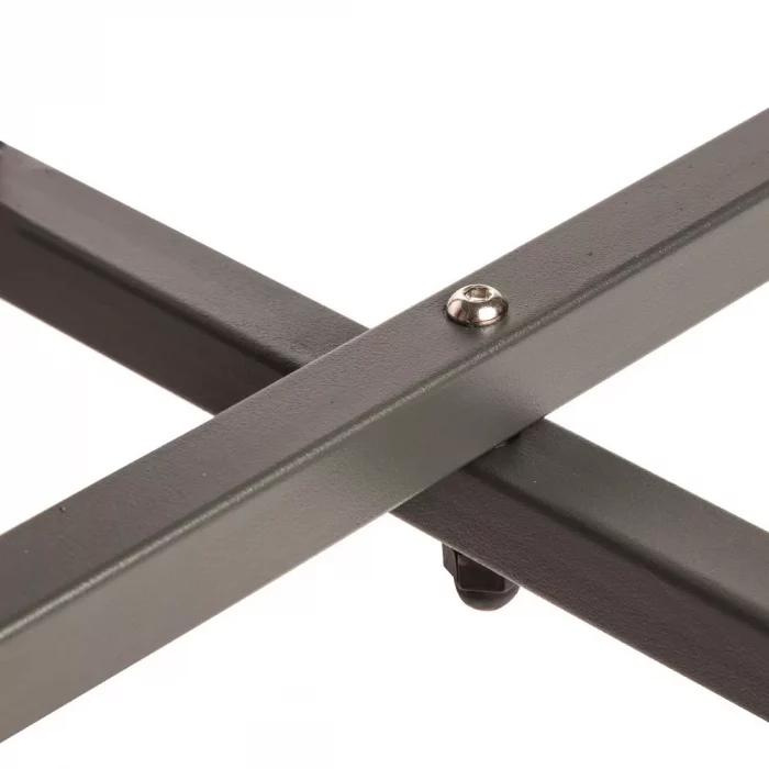 Bolero Round Steel Patterned Bistro Table Grey 600mm - Image 8