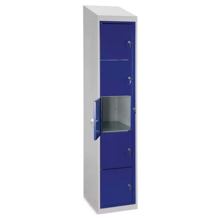 Garment 5 Door Dispensing Locker Sloping Top - Image 1
