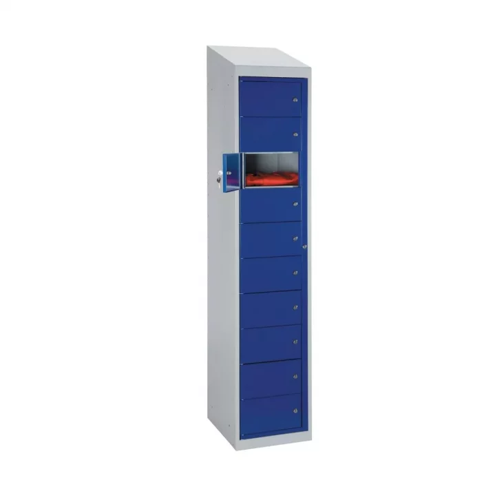 Garment 10 Door Dispensing Locker Sloping Top - Image 1
