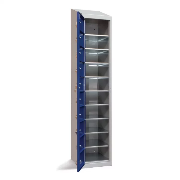 Garment 10 Door Dispensing Locker Sloping Top - Image 2