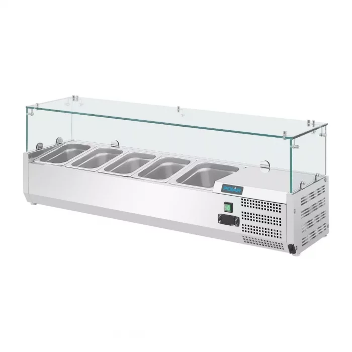 Polar G-Series Countertop Prep Fridge 4x GN 1/3 & 1x 1/2GN - Image 7