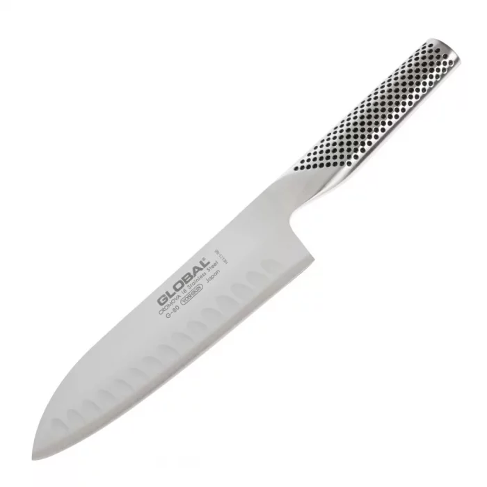 Global G 48 Santoku Fluted Knife 17.8cm - Image 1