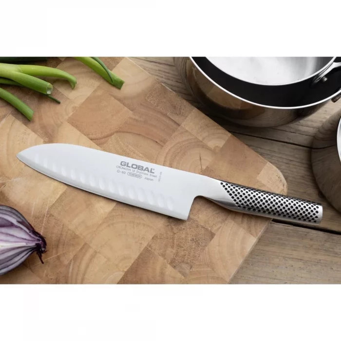 Global G 48 Santoku Fluted Knife 17.8cm - Image 6