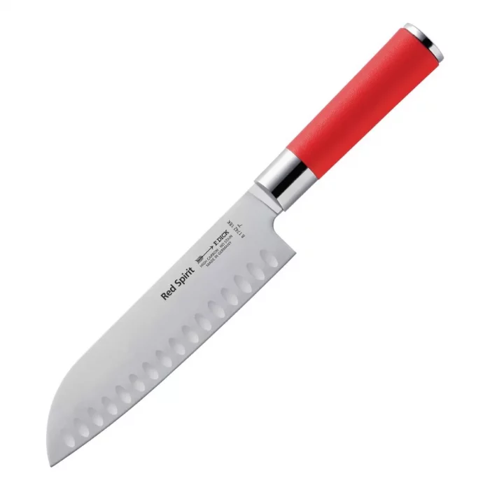 Dick Red Spirit Fluted Santoku Knife 18cm - Image 1