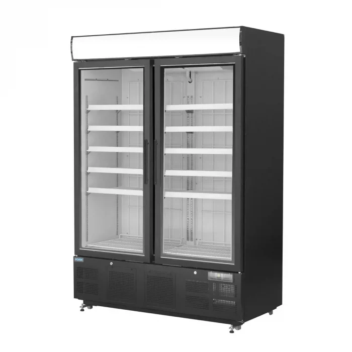 Polar G-Series Upright Display Freezer 920Ltr Black - Image 2