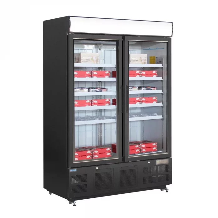 Polar G-Series Upright Display Freezer 920Ltr Black - Image 5