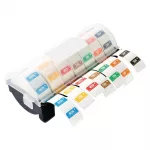 Hygiplas Dissolvable Colour Coded Food Label Starter kit with 1" Dispenser - Image 2