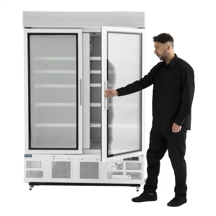 Polar G-Series Upright Display Freezer 920Ltr White - Image 8