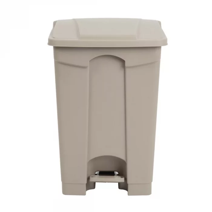 Jantex Kitchen Pedal Bin Beige 45Ltr - Image 1