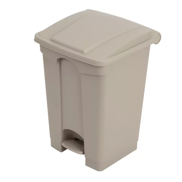 Jantex Kitchen Pedal Bin Beige 45Ltr - Image 2