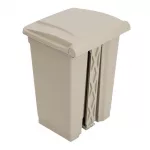 Jantex Kitchen Pedal Bin Beige 45Ltr - Image 3