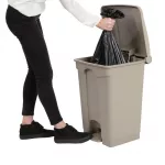 Jantex Kitchen Pedal Bin Beige 45Ltr - Image 6