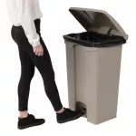 Jantex Kitchen Pedal Bin Beige 87Ltr - Image 5