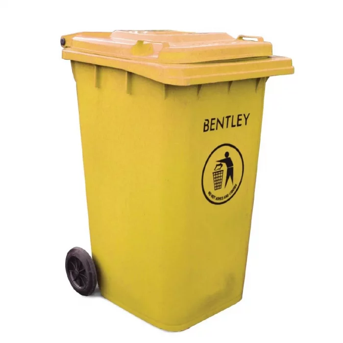 Wheelie Bin Yellow 240Ltr - Image 1
