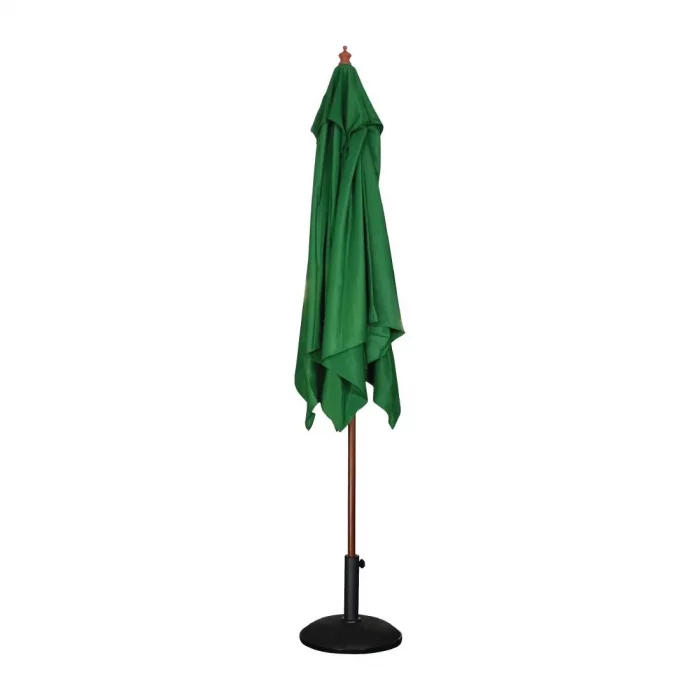 Bolero Square Double Pulley Parasol 2.5m Diameter Green - Image 2