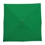 Bolero Square Double Pulley Parasol 2.5m Diameter Green - Image 5