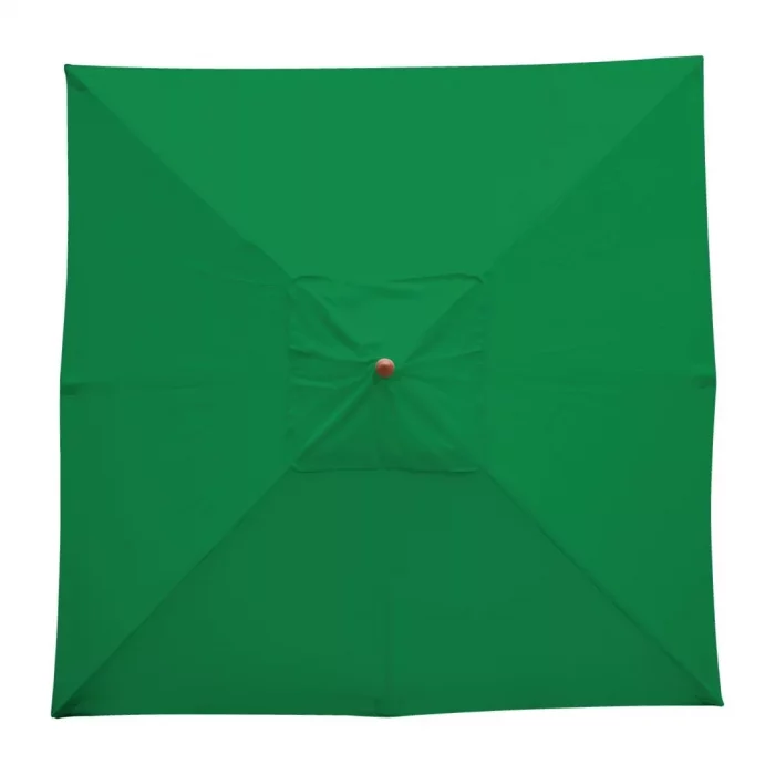 Bolero Square Double Pulley Parasol 2.5m Diameter Green - Image 5