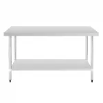 Vogue Stainless Steel Prep Table 1500mm - Image 5