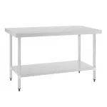 Vogue Stainless Steel Prep Table 1500mm - Image 6