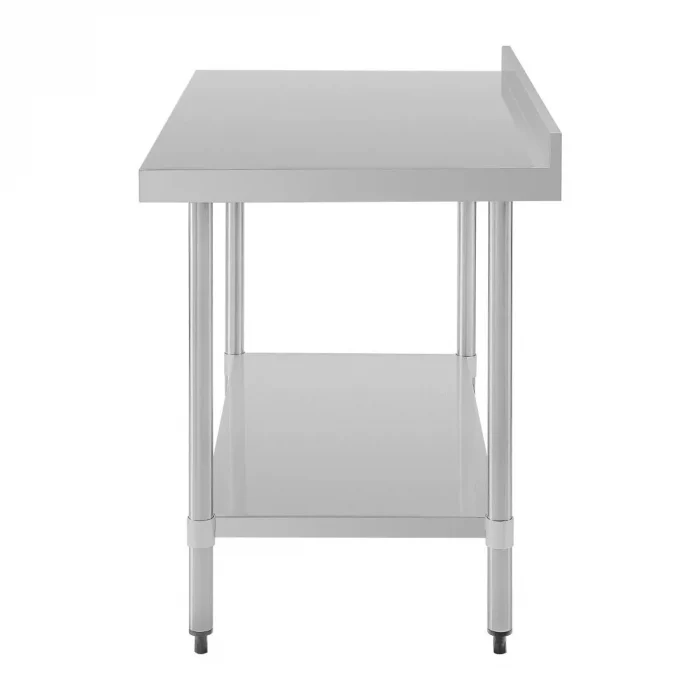 Vogue Stainless Steel Table with Upstand 1200mm - Image 5